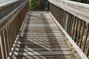 Sandcastle Beach Access Ramp from Beach